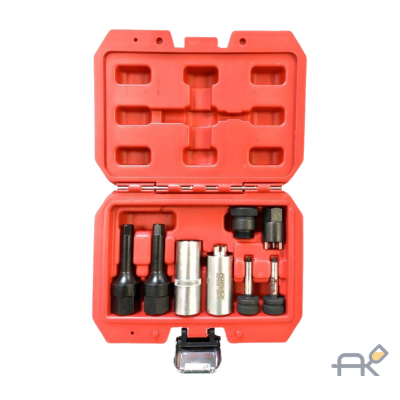 Набор инструментов для ремонта дизельных форсунок 8пр.. в кейсе (F-9G1809)